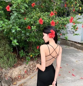 性感交叉美背包臀洋