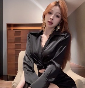 現貨無退換｜氣質雪紡拼接蕾絲包臀洋