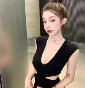 出清無退換｜純欲性感針織低胸包臀洋