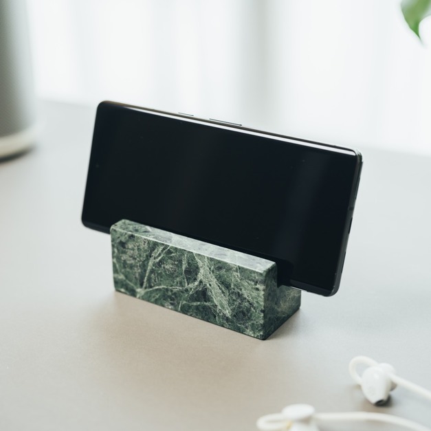 大理石手機名片座 - 台灣蛇紋石