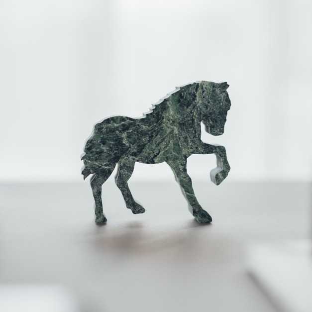 駿馬擴香石 Serpentine Horse Diffuser 大理石 台灣蛇紋石