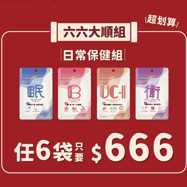 新年限定 每日健康｜日常健康6袋組