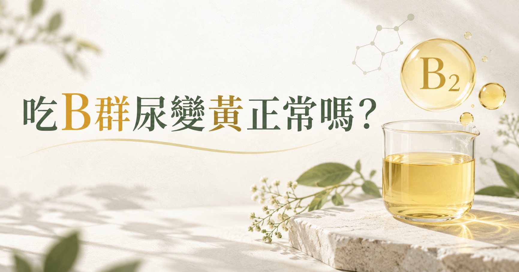 吃B群尿變黃正常嗎？尿越黃代表吸收越好？營養師解析維生素B2