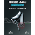 【 Langsdom 蘭士頓 】V9 半入耳式調音帶麥有線耳機 3.5mm圓孔 防水防汗 耳機_3