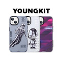 【 YOUNGKIT 猿氣】經典太空系列 iPhone 13系列 防摔手機殼 磨砂防摔殼 潮牌