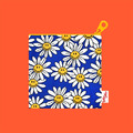 棉質化妝包-微笑小花_1