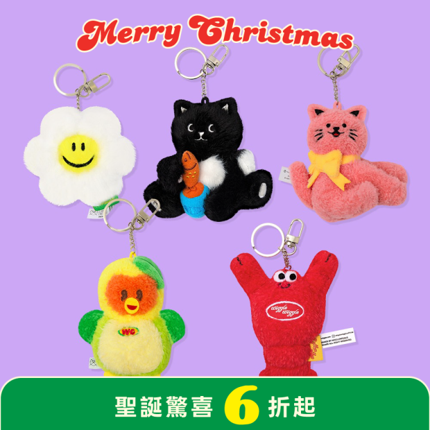 玩偶鑰匙圈-五款角色(單賣)