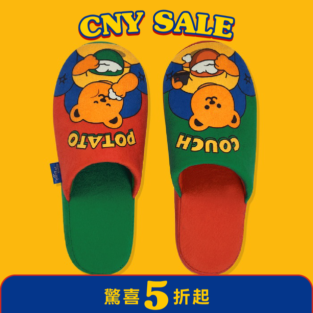 印花家居拖鞋