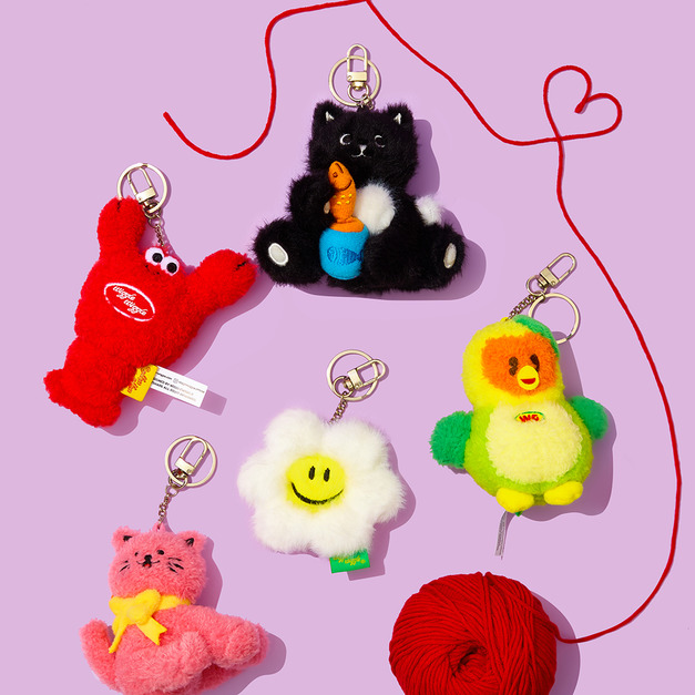 玩偶鑰匙圈-五款角色(單賣)