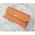 折疊長皮夾#焦糖色_1