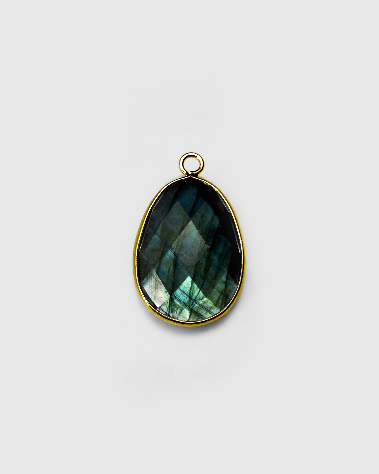 Black Labradorite 拉長石吊墜