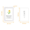 【LUMEF 向日葵】雙面透視超薄證件套 6664 6665 需搭配7106專用易拉扣鍊條_7