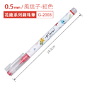 G-2003 花繪系列鋼珠筆 【0.5mm / 5入】_11