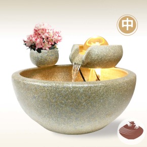 招財流水盆開運球組(小、中、大)(共4色)