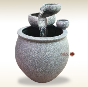 招財流水盆三層組水缸型(共3色)