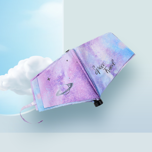 太空漫步三折傘|輕量205g|22吋