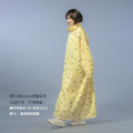【Bonita】刺蝟輕量長版雨衣 5201-32 淺黃色_2