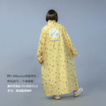 【Bonita】刺蝟輕量長版雨衣 5201-32 淺黃色_3