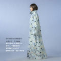 【Bonita】海底世界輕量長版雨衣 5201-52 灰藍色_3