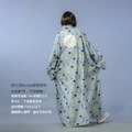 【Bonita】海底世界輕量長版雨衣 5201-52 灰藍色_4