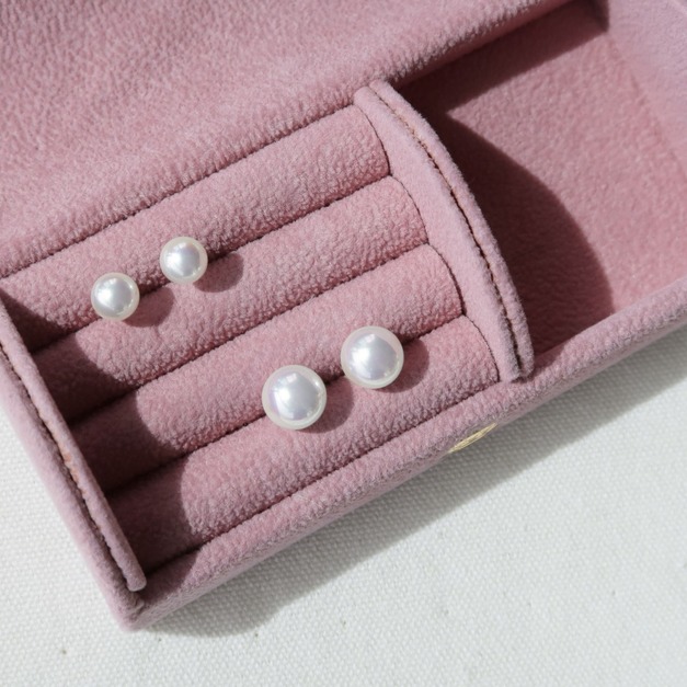 經典單顆珍珠耳環