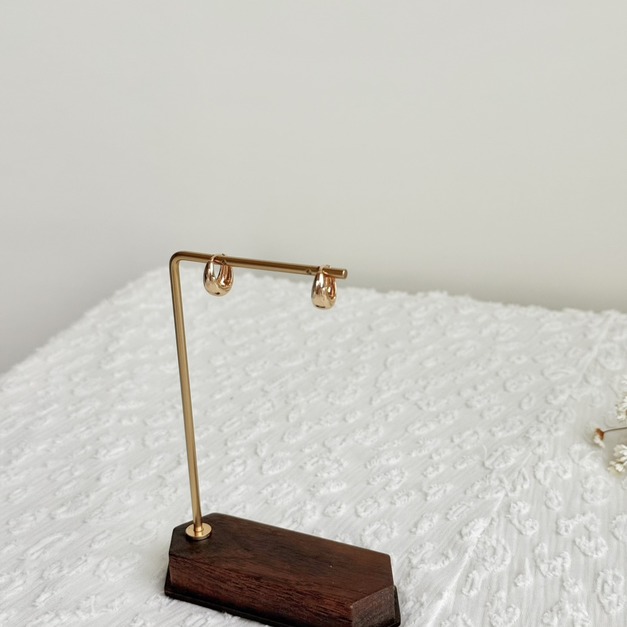 小金豆水滴耳扣