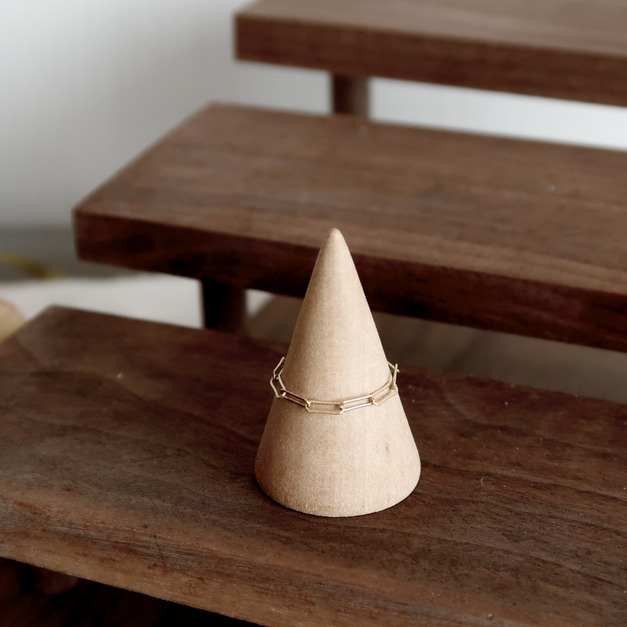 簡約框框鍊戒(美國注金)