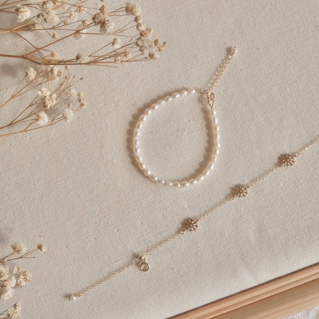 年末重頭戲!天然米珠珍珠手鍊