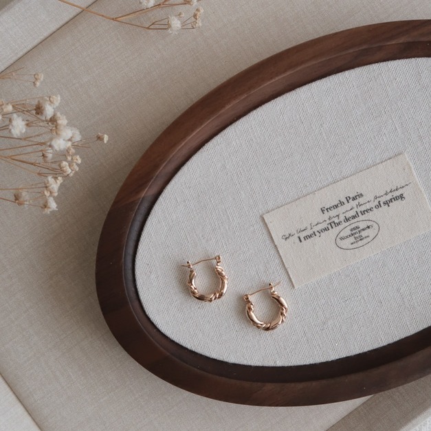 簡約高級感圈圈耳扣