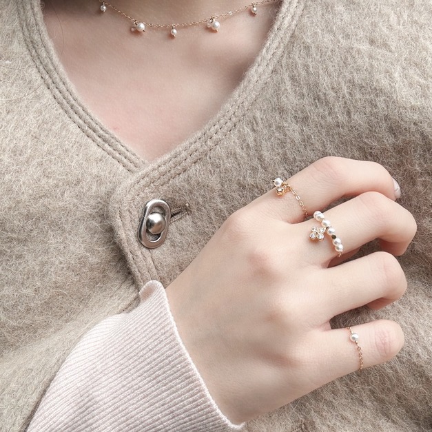 (本期必買!)碎星灑落⁺˳⋆天然珍珠項鍊(美國注金)