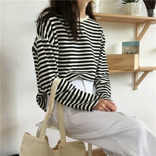 條紋上衣
