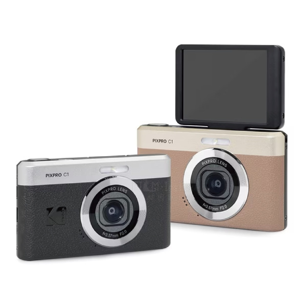 【Kodak 柯達】PIXPRO C1 可翻轉螢幕隨身型數位相機(1300萬畫素)