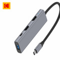 【Kodak 柯達】USB-C T346 四合1 HDMI 多用途擴充轉接器_2