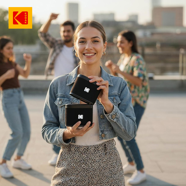 【Kodak 柯達】SOUNDBRIX 迷你聲音積木隨行無線藍牙喇叭