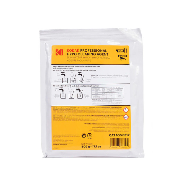 KODAK 柯達 HYPO CLEARING AGENT 海波清潔液，17.7oz 工作液