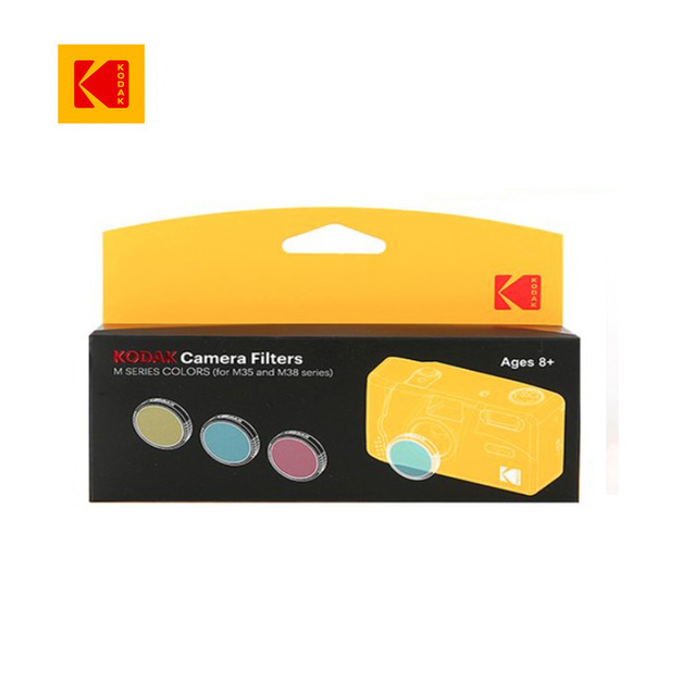 【Kodak 柯達】相機色彩濾鏡 YBR｜適用 M 系列（黃色、紅色、藍色）