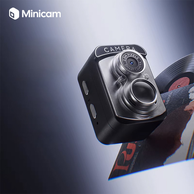 【Minicam 迷你拍】G13金屬感雙眼S132迷你相機-銀