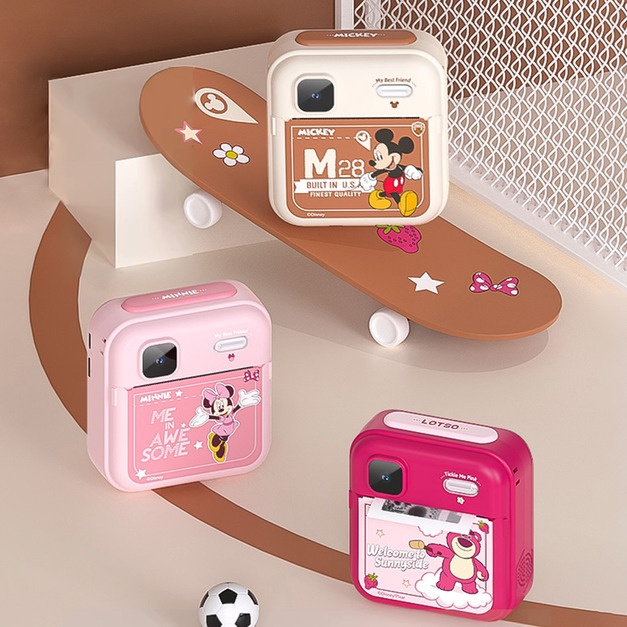 迪士尼 Disney方糖系列兒童拍立得相機(米奇/熊抱哥)