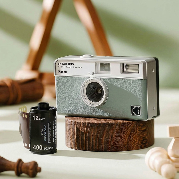 【Kodak 柯達】EKTAR H35 半格底片相機 即贈波士頓彩色底片 ISO400 12張 乙盒
