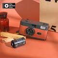 The Boston Film F99 潮玩復古底片相機 即贈波士頓彩色底片 ISO400 12張 乙盒- 摩卡棕