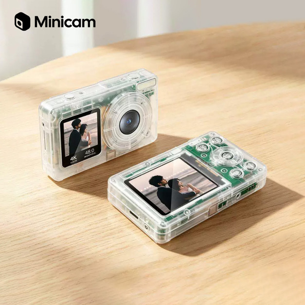 【Minicam 迷你拍】H14 雙螢幕 DC06S 經典數位相機 前後雙螢幕CCD數位相機