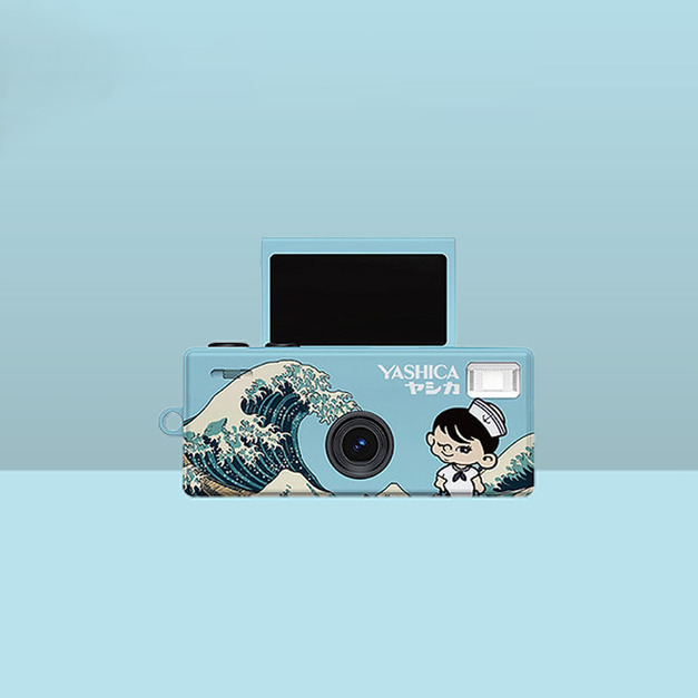 【YASHICA 日本雅西卡】Funtastic趣味鑰匙圈迷你數位相機 - 水手男孩