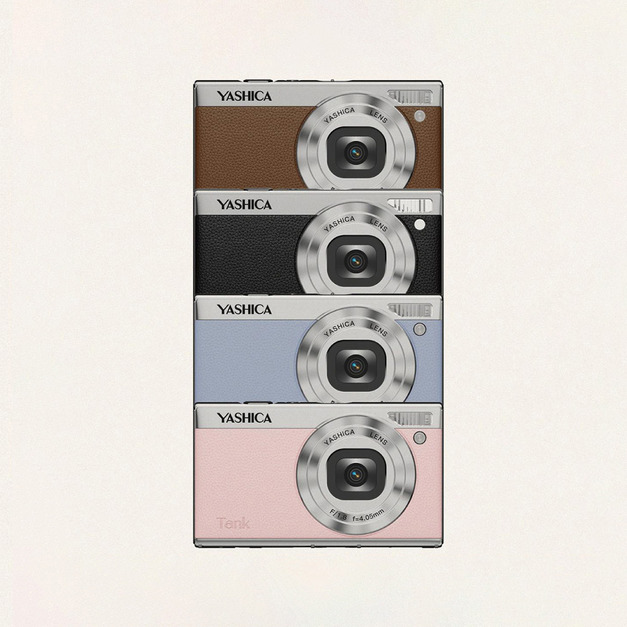 【YASHICA 日本雅西卡】Tank 坦克翻轉螢幕造型數位相機