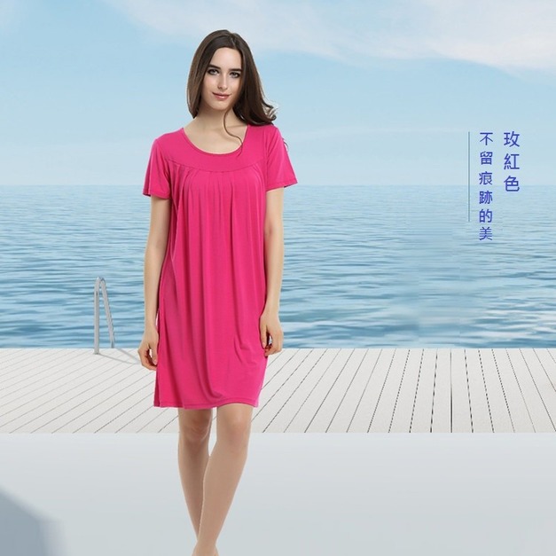 女竹纖維家居長裙