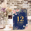婚禮桌卡№DP018┊宴席桌卡 喜筵菜單 桌席桌卡 婚宴桌卡 桌號立牌 桌席卡 席位卡 婚禮用品 婚俗用品 婚慶用品｜AMENThings_1