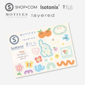 品牌質感防水霧光貼紙