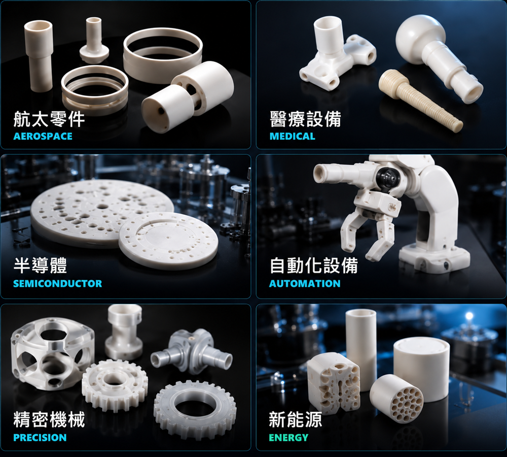 理泰精密陶瓷應用領域