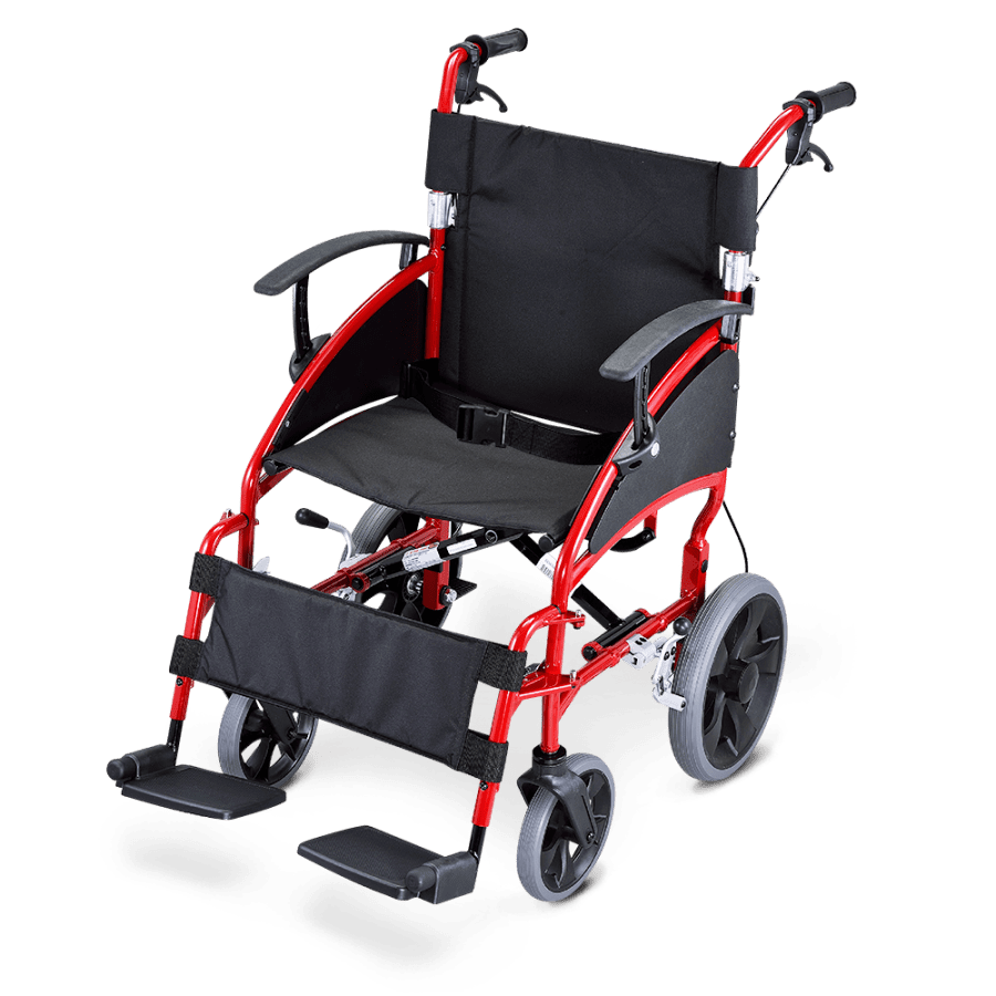 輕便鋁合金介護輪椅B款