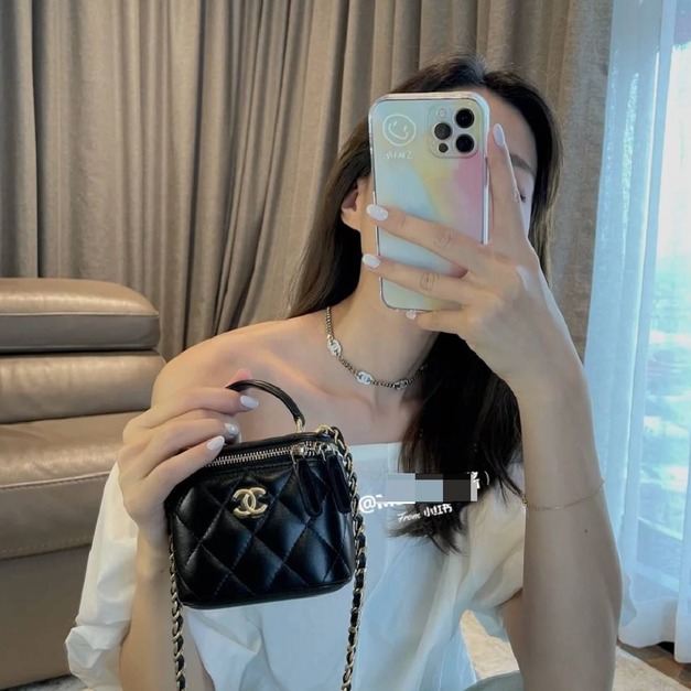 Chanel 高級手工放 手柄小盒子包