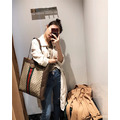 Gucci 女士 帆布大號手提包_1